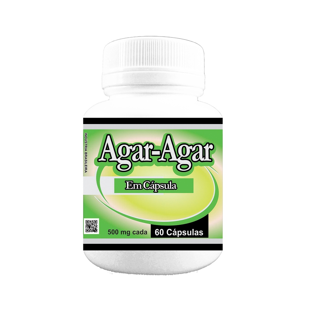Agar Agar 500mg 60 cápsulas - Poly Flora em Oferta na Shopee