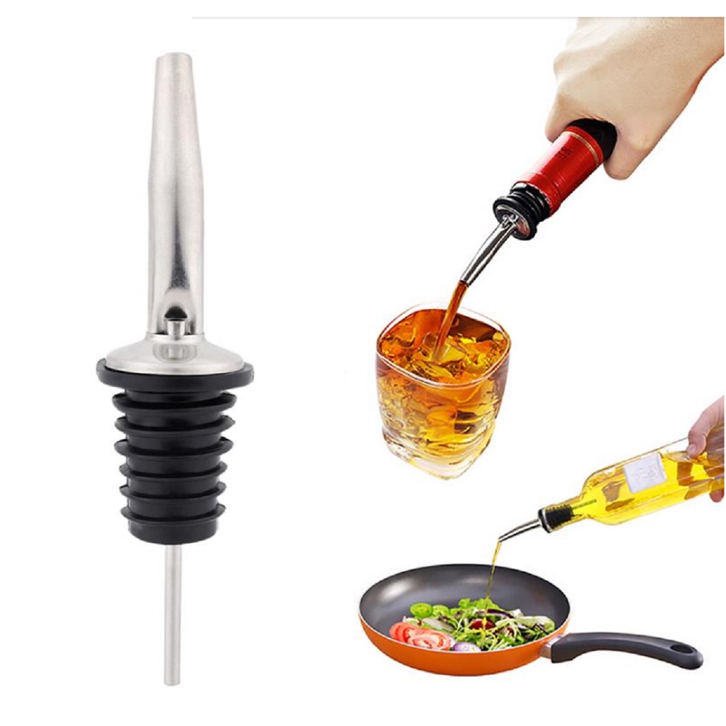 Bico Dosador Inox Biqueira de Garrafa Bar Bartender Bebidas Vodka Drink Tequila