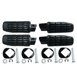 Pedaleira Completa Cbx250 Twister Cb300 Cbx200 Strada Titan 150 Sport 4 Peças NT