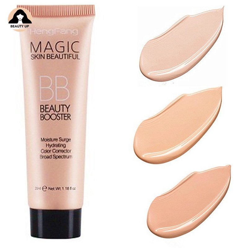 BB Cream Base Facial Cobertura Completa À Prova D'água De Longa Duração/Creme Corretivo Clareador/Maquiagem Coreana