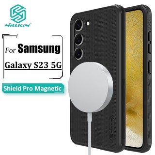 Nillkin Capa Magnética Super Fosca Pro Para Samsung Galaxy S23 Telefônica Anti-Impressão Digital Traseira em Oferta na Shopee