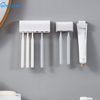 Suporte Para Escova De Dentes Montada Na Parede Pasta De Dente Portátil À Prova D
