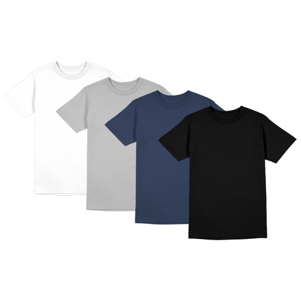 Kit 4 Camiseta Masculina Dry Fit Toque de Algodão Camisa Blusa Treino Academia Tshirt Esporte Camisetas
