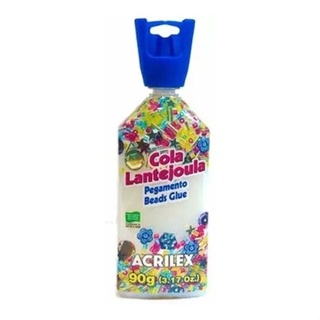 1 Cola Lantejoula Acrilex 90g GRANDE em Oferta na Shopee