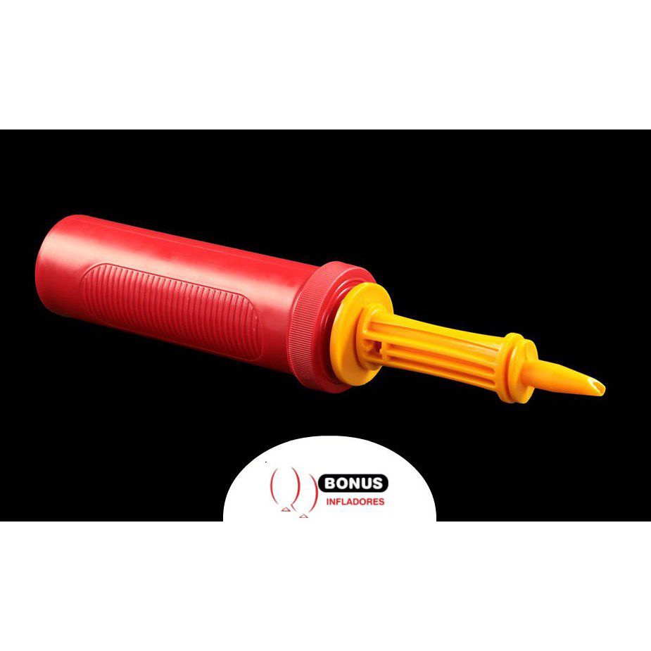 Inflador a Ar Manual Vermelho - 01 Unidade - Bonus Infladores - Home & Living