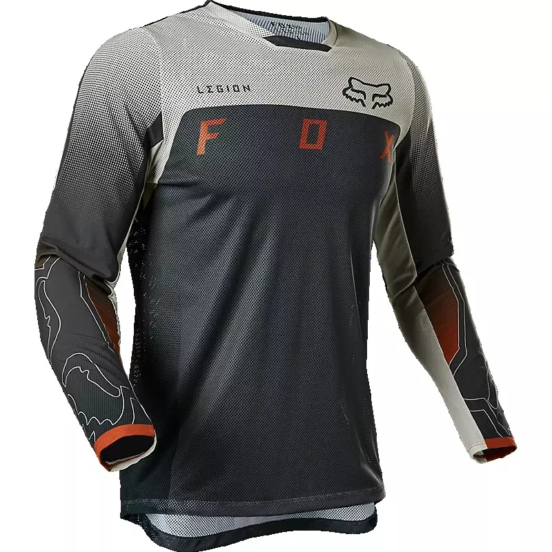 【 COD & Em Stock 】 2023 Homens MTB Manga Longa Motocross Jersey Respirável — imagem 1