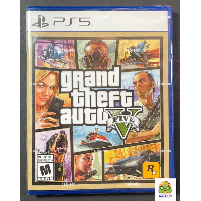 Jogo Game Grand Theft Auto V For P5 MíDia FíSica Novo Eua