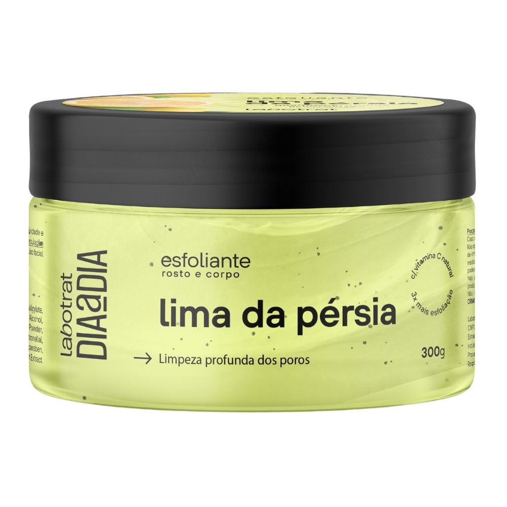 Esfoliante Corpo Rosto Lima Pérsia Vitamina C Labotrat 300g em Oferta na Shopee