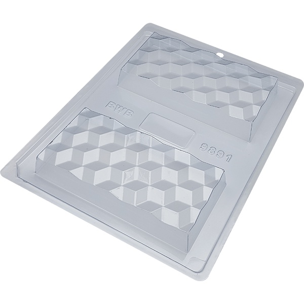 Tablete 3D Forma  Bwb Com Silicone 250G 3 Partes Cod-9891 (Bwb Especial)