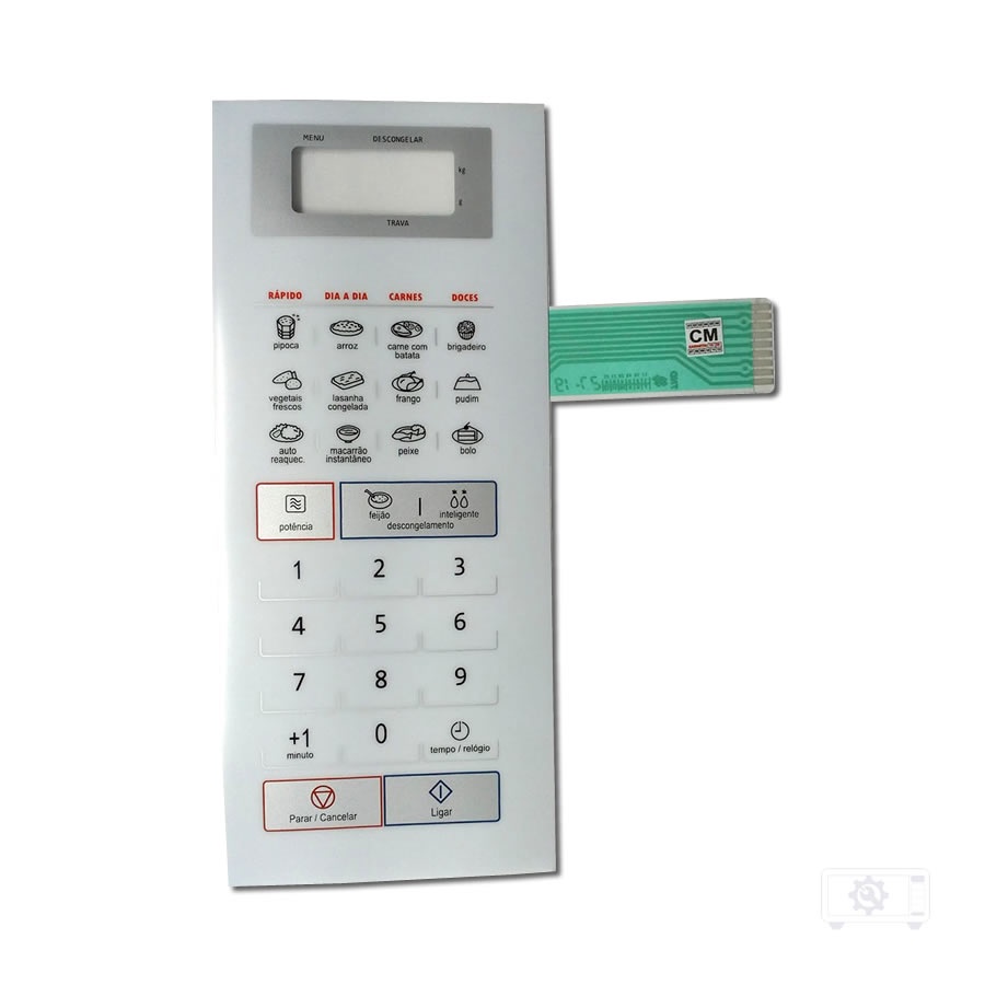 Teclado Membrana Microondas Panasonic Nnst571