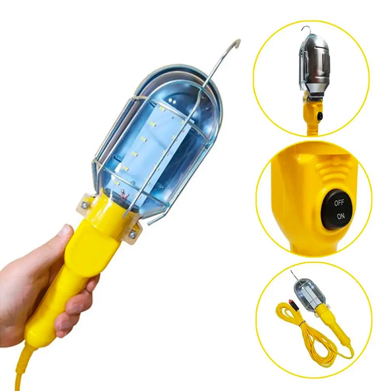 Lanterna Com Pendente Luz Led Extensão Mecânico Emergência 12v Reparo Automotivo Carro Moto