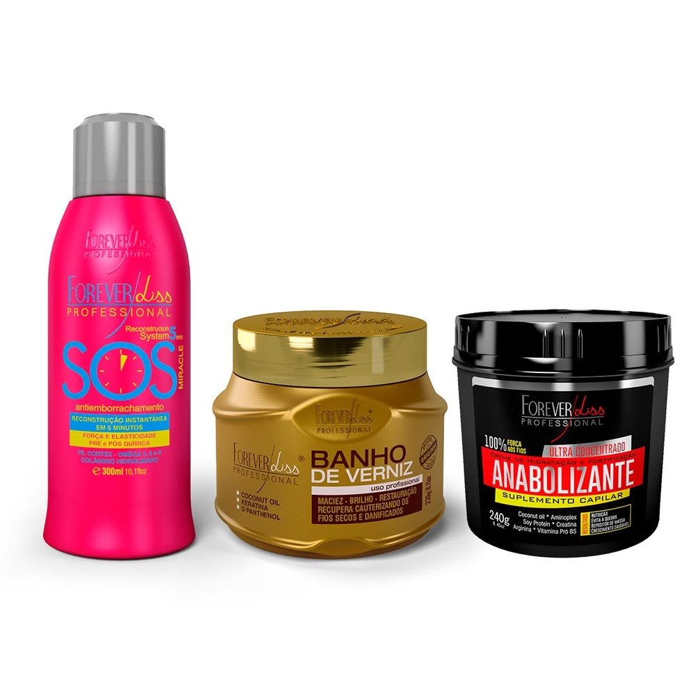 Kit Cronograma Capilar Forever Liss Reconstrução