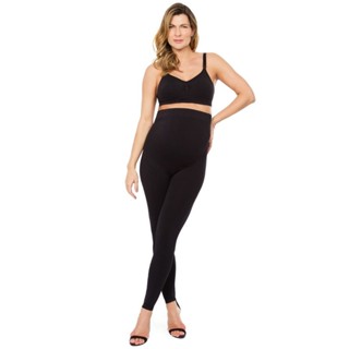 Calca Legging Plie Gestante Cintura alta Linha Maternity Para Gravidas