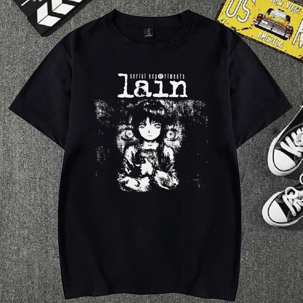 Camiseta Basica Camisa Lain Iwakura Serial Experiments Eyes Terror Anime  Malha Premium