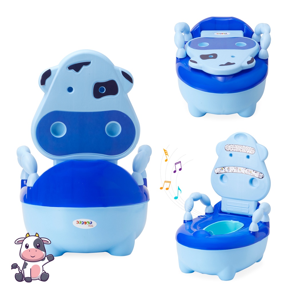 Troninho Penico Infantil Musical Mimoso Azul - Replay Kids