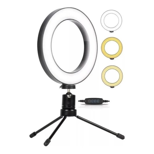 Iluminador Ring Light 16 Cm MXQ Q-161 6 Polegadas