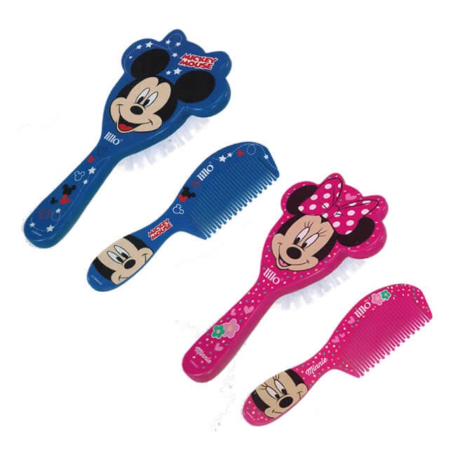 Kit Pente e Escova Mickey Disney 3D - Lillo