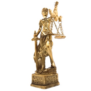 Estátua Dama Da Justiça Têmis Deusa 15cm Símbolo Do Direito em Oferta na Shopee