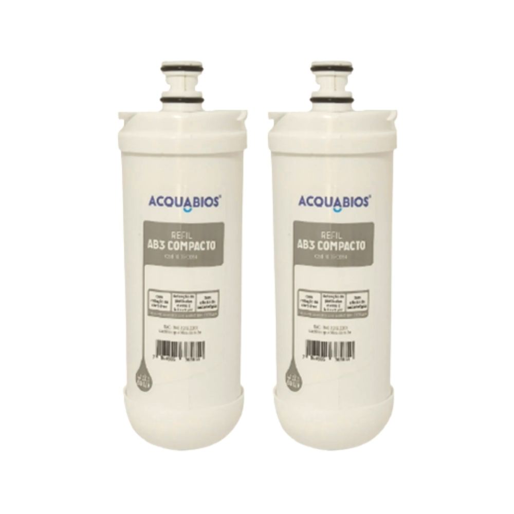 Kit 2 Refil Filtro Purificador AB3 Compacto Avanti, Mio, Vivax IBBL