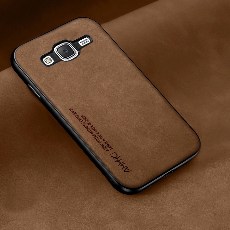 Quente Fashina Caso De Couro Do Plutônio Para Samsung Galaxy J2 J3 J5 J7 2016 Capa Macia TPU Silicone J17 2016 Embalagem