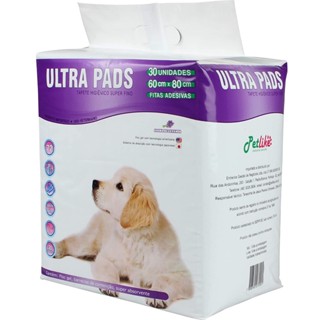 Tapete Higiênico Para Cães e Gatos Ultra Pad 30unidades 80x60cm Aroma Lavanda Alta Absorção