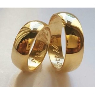 Par Aliança Ouro 18k + Gravação Nomes / Aliança Casamento / Aliança Moeda Antiga