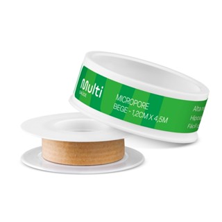 Micropore 1,2 x 4,5 cm Bege Multi Saúde - HC317