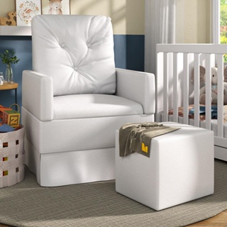 Poltrona de Amamentação com Balanço e Puff Multimóveis EX4003 em Oferta na Shopee