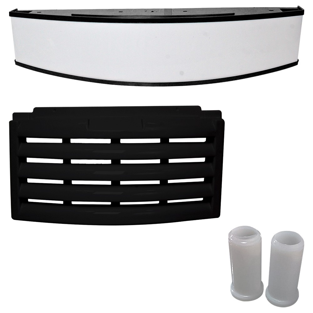 GRADE VENEZIANA,TESTEIRA COMPLETA E BUCHA METALFRIO PRETO
