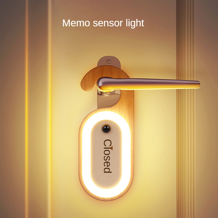 sensor Criativo De Mensagem De Madeira Luz Noturna De memo USB Carregando O Corpo Humano Lâmpada De Indução led Inteligente Corredor Do Quarto Parede De Movimento Suspenso