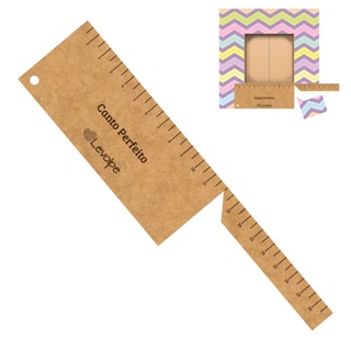RÉGUA GABARITO CANTO PERFEITO EM MDF em Oferta na Shopee