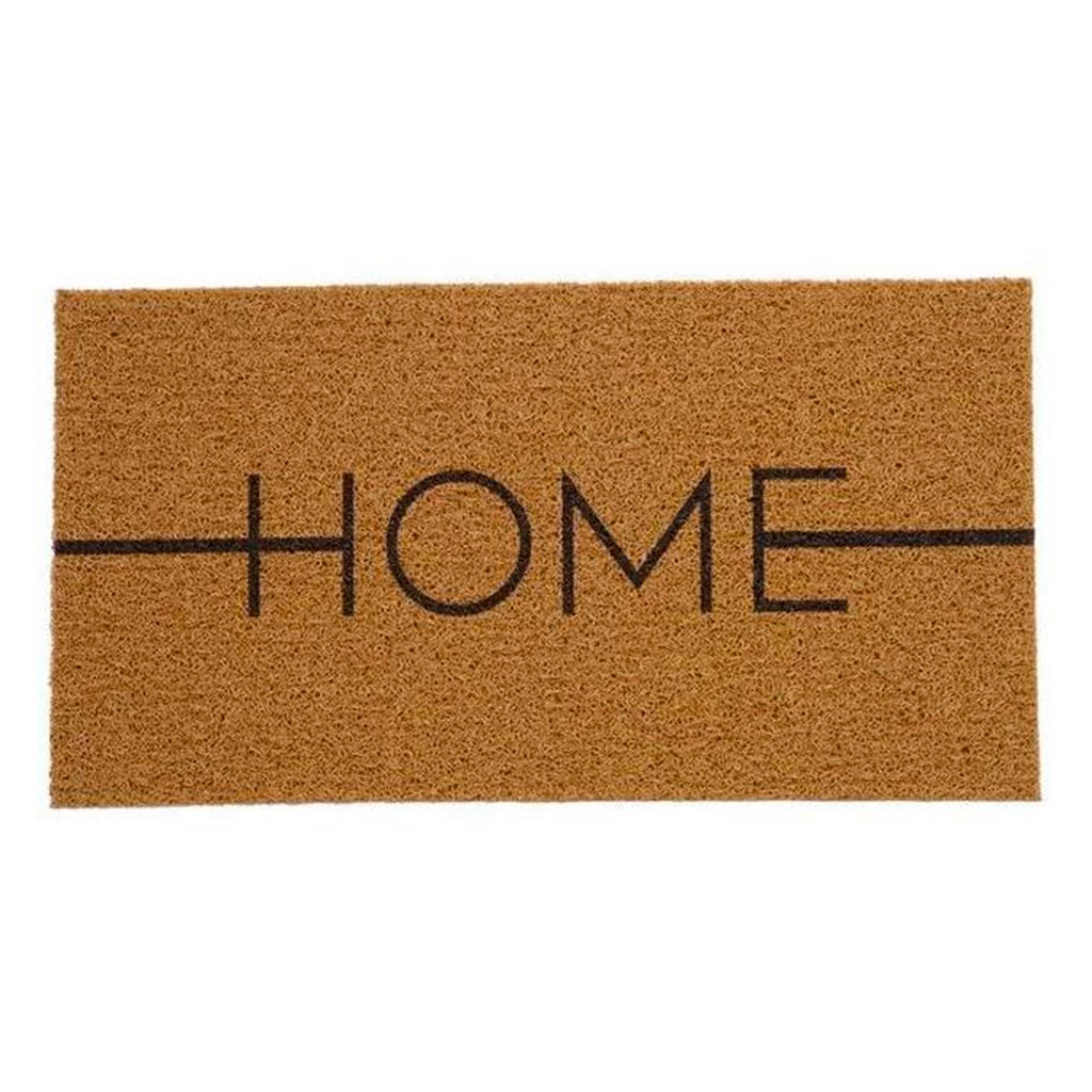 Tapete Porta Entrada Casa Capacho Vinil Home Bege 40x75cm