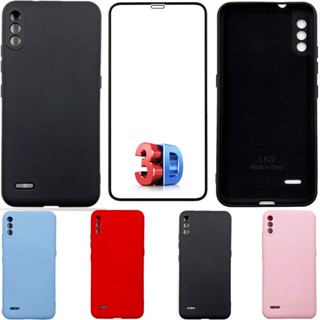 Kit Pelicula 3D + Capa Silicone Veludo Compativel K22 K200B