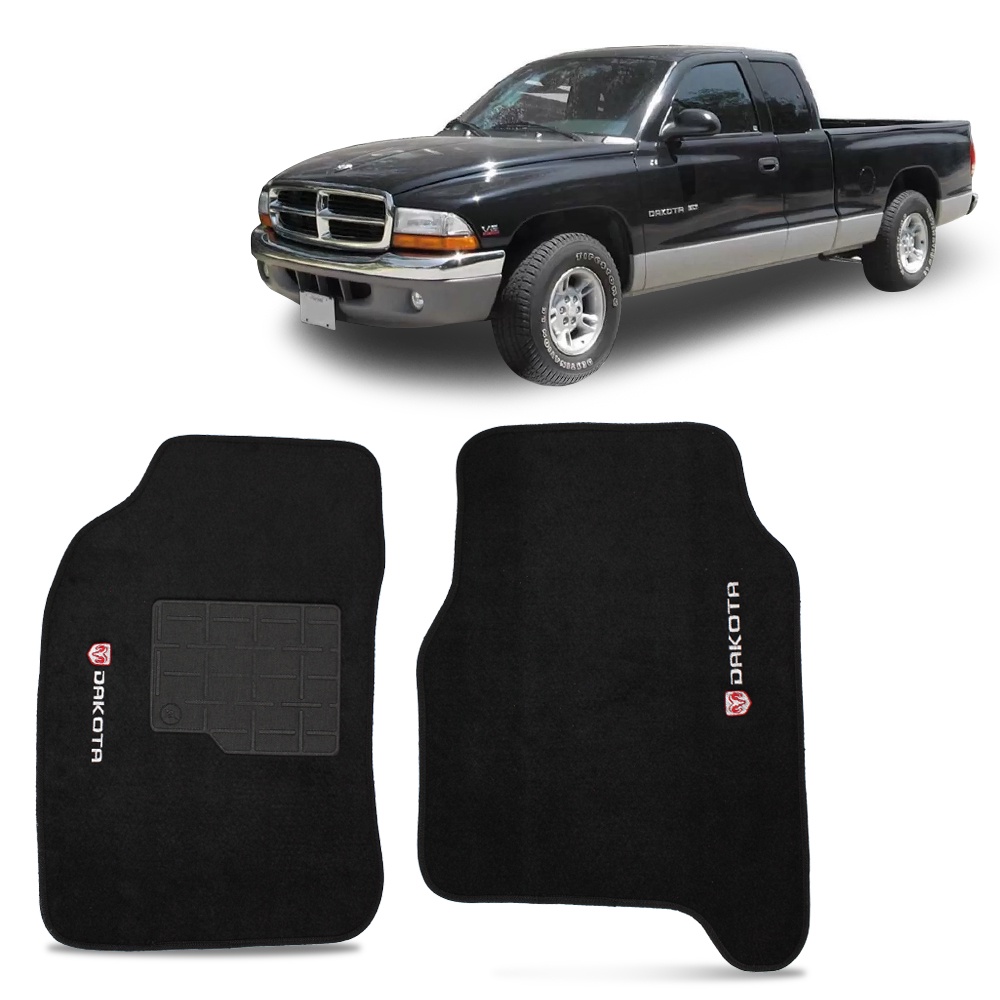 Tapete Automotivo Dodge Dakota 1998 a 2004 Carpete Molde da Medida do Carro