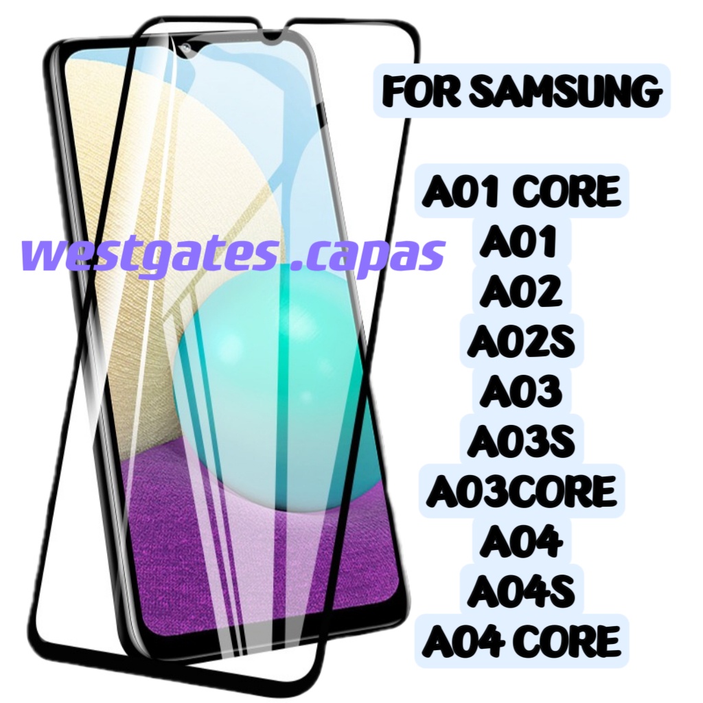 Pelicula 3D Vidro Compativel Samsung A01 CORE A01 A02 A02S A03 A03S A03CORE A04 A04S A04 CORE