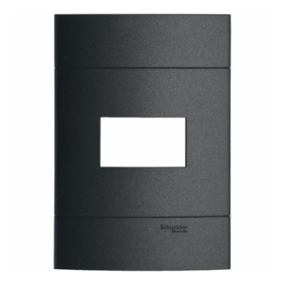 Placa Acabamento 4x2 1 Posto Horizontal Preto Schneider