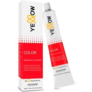 COLORAÇÃO PERMANENTE 7.3 LOURO MÉDIO DOURADO YELLOW COLOR ALFAPARF 60ML