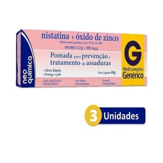 Kit 3x Pomadas para assaduras Neo Quimica