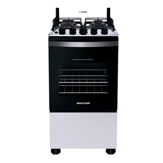 Fogão a Gás Brastemp BF04NAB/NBB Clean 4 Bocas Piso Acendimento Automático em Oferta na Shopee