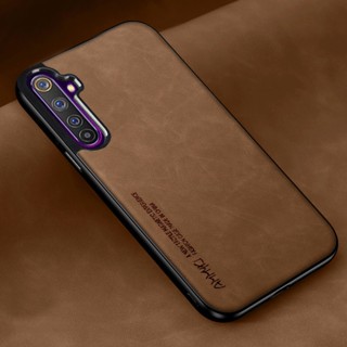 Estojo De Moda Quente Para OPPO Realme 5 6 Pro TPU Capa De Silicone Couro Soft Pu