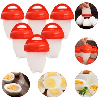 Cozedor De Ovos De Silicone De Grau Alimentício/Copo Cozidos Sem Cola Acessórios De Cozinha Gadgets