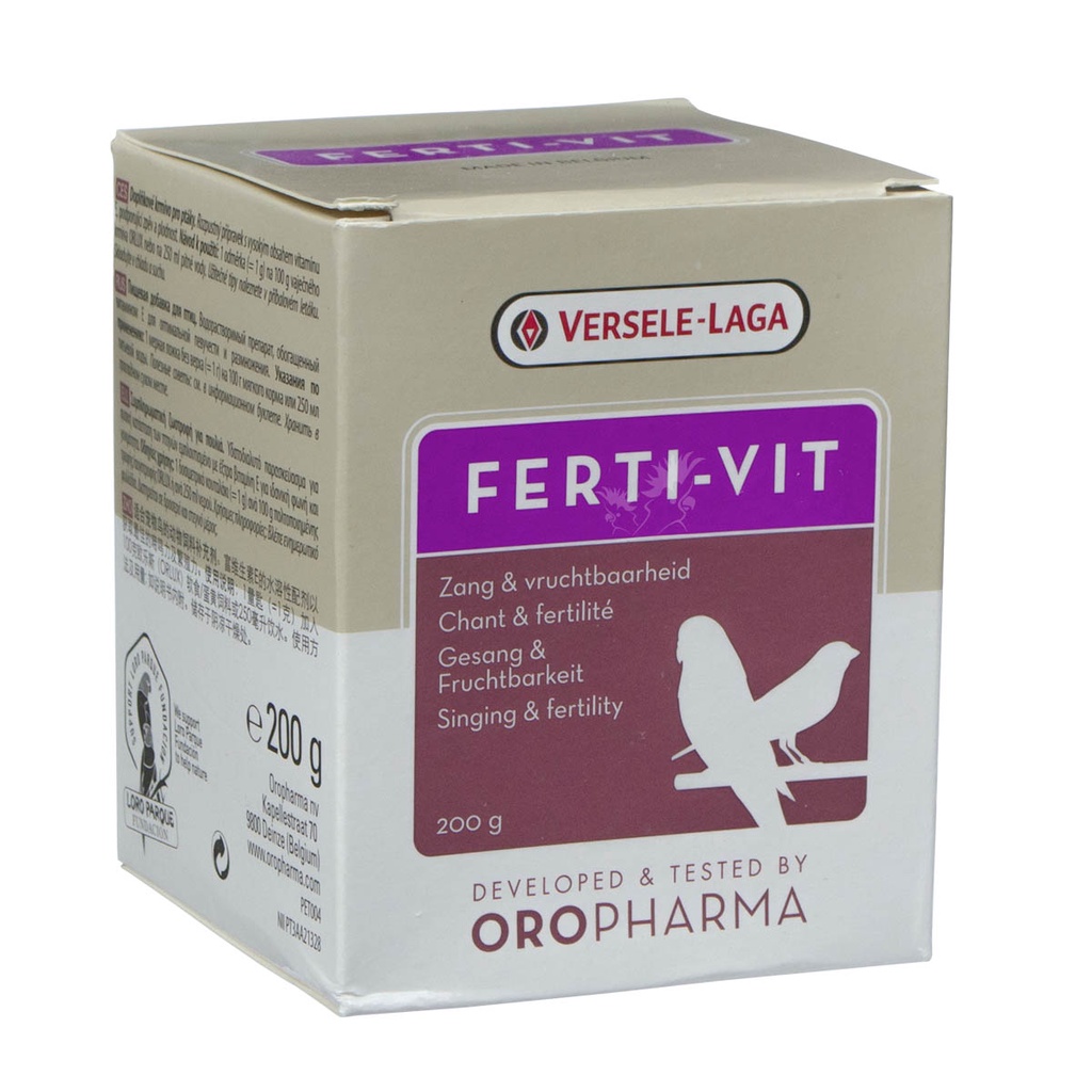 Ferti-Vit Importado Original 200g Versele Laga Oropharma Suplemento Fertilidade Pássaros