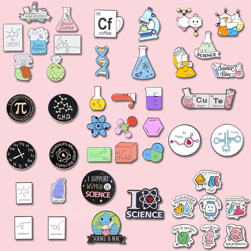 Alfinetes Esmaltados De Química Acadêmica , Tubo De Ensaio Químico , Broche De Molécula , Alfinete De Matemática Científ em Oferta na Shopee