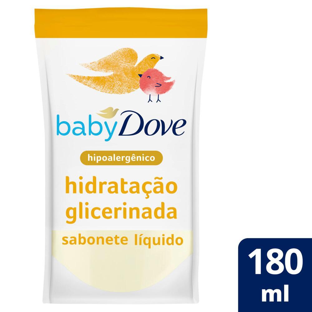Kit 5 Sabonetes Líquido Baby Dove Hidratação Glicerinada 180ml Refil — imagem 2 de 2