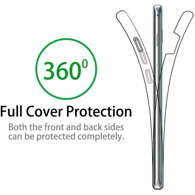 360 Silicone TPU Capa Protetora Completa Para Celular Samsung Galaxy S20FE S21 FE S7 EDGE S8 S9 S10 S20 S21 S22 S23 Plus