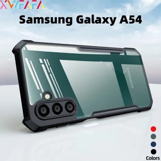 Estojo Telefônico Transparente Para Samsung Galaxy A54 A34 A14 A04 A04E A04S A23 A52 A52S M13 M33 M52 Proteção Total Capa Do Pára-Choques Em Acrílico À Prova De Choque