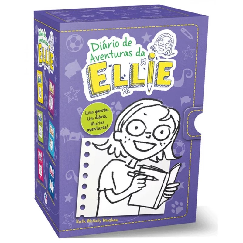 Box Diário de Aventuras da Ellie | Ciranda Cultural em Oferta na Shopee