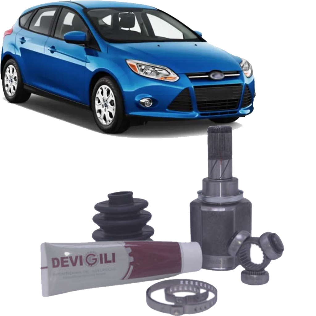 TULIPA COM TRIZETA ESQUERDO LADO DO MOTORISTA FOCUS 2.0 16V POWERSHIFT AUTOMÁTICO 2014 A 2019