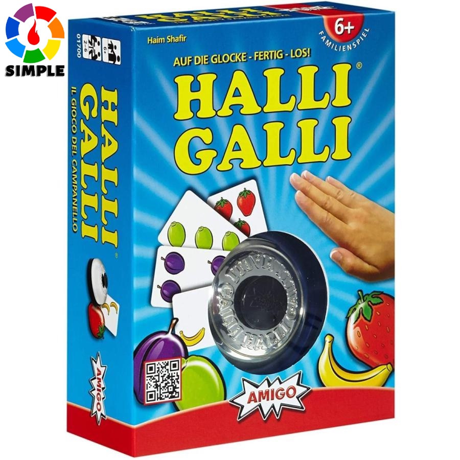 Board Game AMIGO Halli Galli on The Bell Complete Los! Card Game Children Family