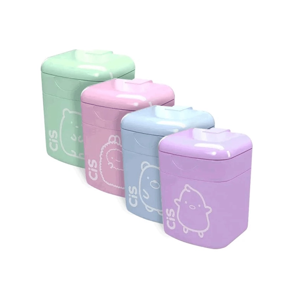 Apontador Colorido Escolar Baby Color